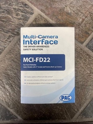 PAC Multi-Camera Interface for select ford vehicles with 4'' factory screen 