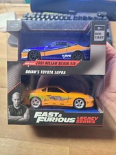 Jada Fast  Furious Legacy Series 2001 Nissan Silvia S15 Brian's Supra 1/32 Cars