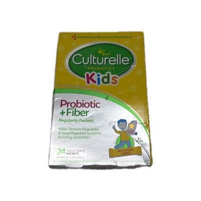 Culturelle Kids Probiotics Plus Fiber Regularity 24 Packets EXP 12/2026