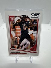 2018 Panini Score Lamar Jackson RC #352 Baltimore Ravens Rookie Card. rookie card picture