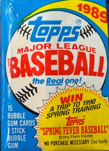 1989 Topps Baseball Wax Pack - Picture 1 of 4