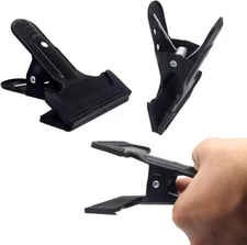 2 Pack 4-1/4" Heavy Duty Spring Clamps Clips, Black Metal 2.17, 2 Pcs 