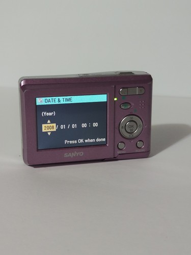 Sanyo Xacti VPC-S770PU 7.1MP Digital Camera Mauve Purple - Picture 3 of 4