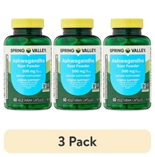 (3pk) Spring Valley Ashwagandha 500mg Caps - Wellness, 60ct