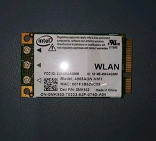 Intel 4965AGN MM1 - Wireless Mini-PCIe WiFi Card - 802.11 a/b/g/n - Tested