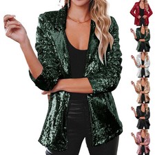 Blazer Frauen Außenbekleidung Lange Ärmel P...