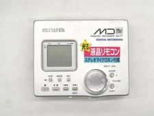 AIWA AM-F7 Portable Mini Disc Audio Player MD Recorder Digital Silver Japan