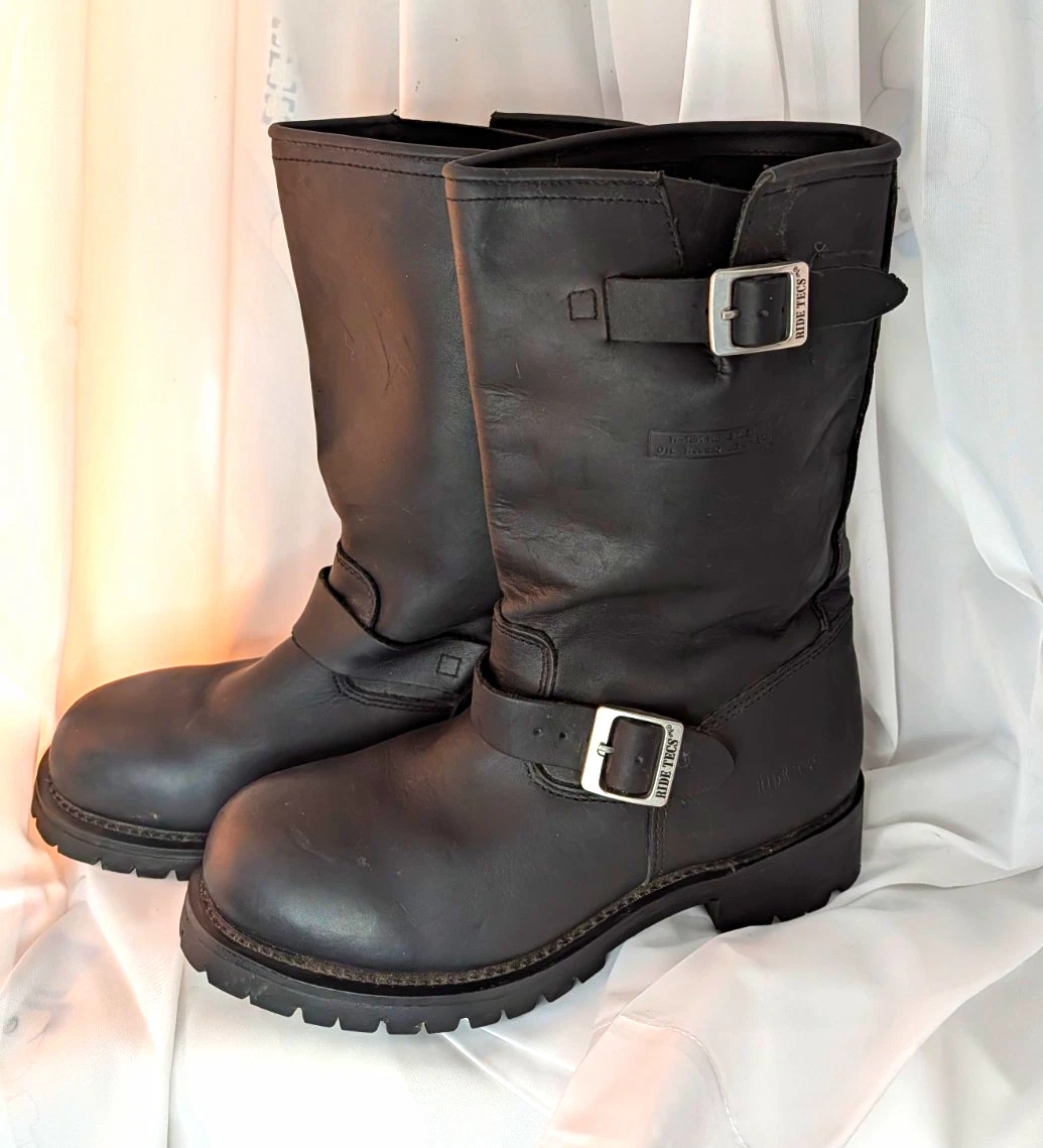 Buckle Biker Boots for Men for sale - eBay