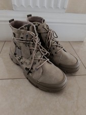 Herren Camouflage Militär Taktische Stiefel Wasserdicht Schnürung Kampf Wüste