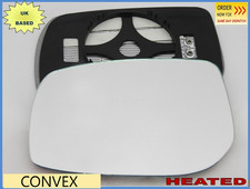 Rearview Mirror Glass Wing For Seat Arosa 1999-2004 Convex Heated L...