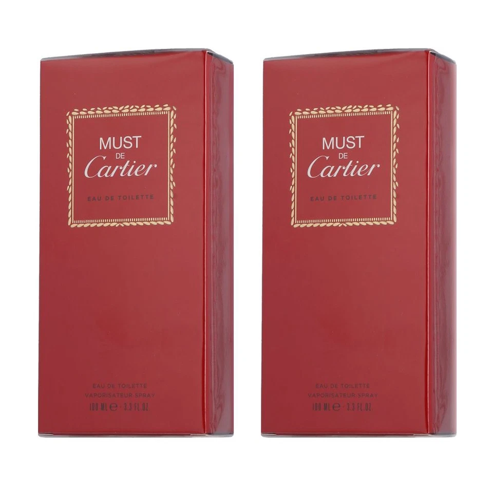 2x Cartier Must de Cartier EDT 100ml - Photo 1/2