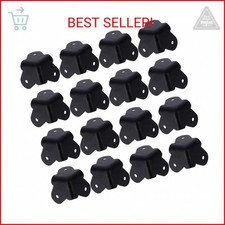 16PCS Angle Corner Furniture Protector Black Iron Speaker Corners Protector for