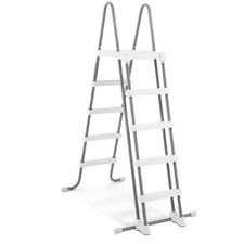 Scaletta per piscine fuoriterra Intex in acciaio con gradini rimovibili