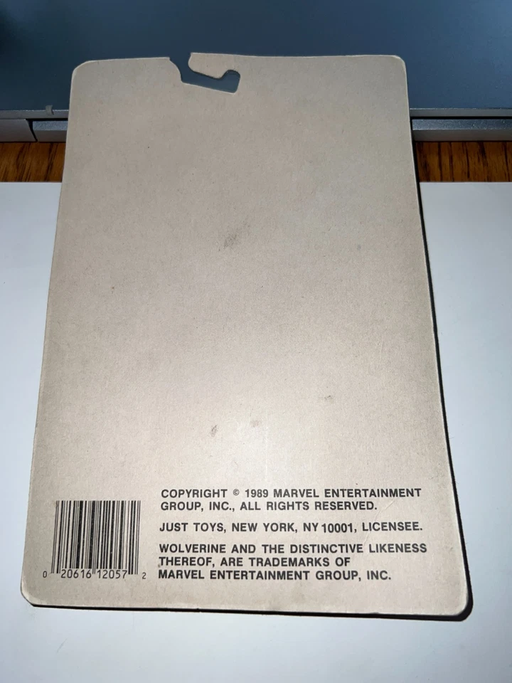 Boneco de ação Marvel Super Hero Wolverine 1989 item vintage apenas brinquedos - Imagem 2 de 3