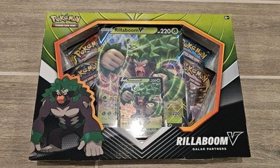 POKEMON TCG RILLABOOM V GALAR PARTNERS BOX FACTORY SEALED