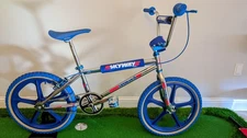  2022 Skyway T/A 20” BMX Bike - Blue/Chrome - Skyway Tuffs - MINT Ridden Once