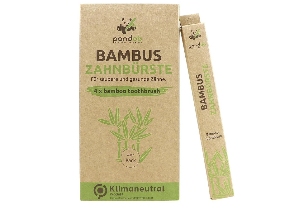 pandoo Zahnbürsten 4er Pack