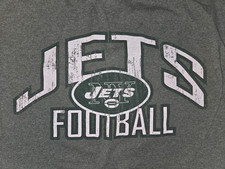 Vintage 90s NFL Licensed New York Jets  T Shirt Size 3XL Green