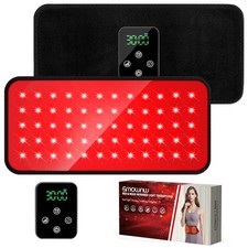 Cordless Red Light Therapy Belt, 3000mAh Battery M, Black60-with