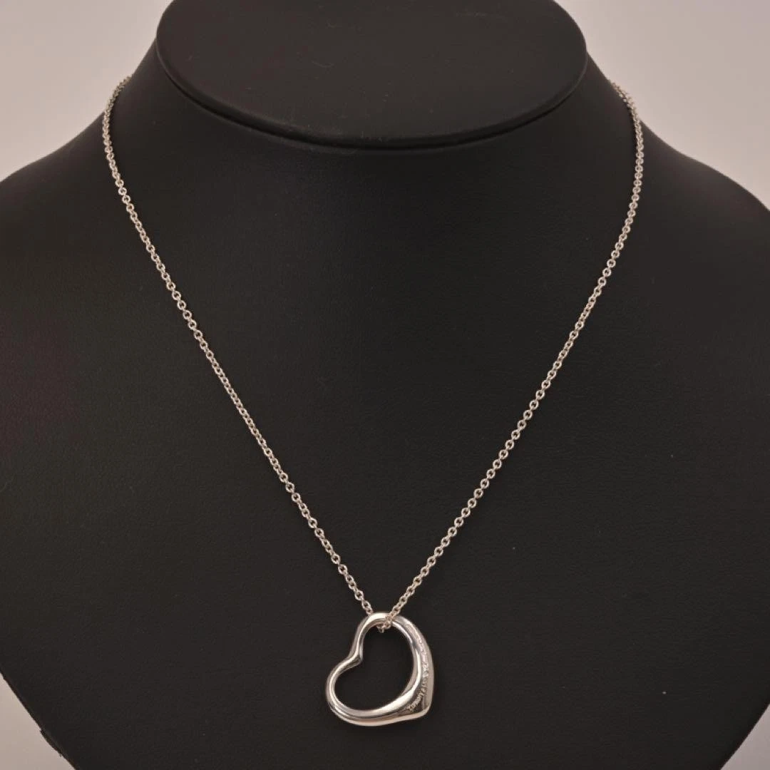 Tiffany Open Heart Necklace for sale | eBay