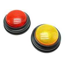 Gelabur 2-Pack Buzzers for Trivia Games, Answer Classroom, Small