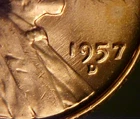 1957-D/D Rpm Lincoln Wheat Cent - Very Nice Ch/Gem BU Variety Coin - c7003xux