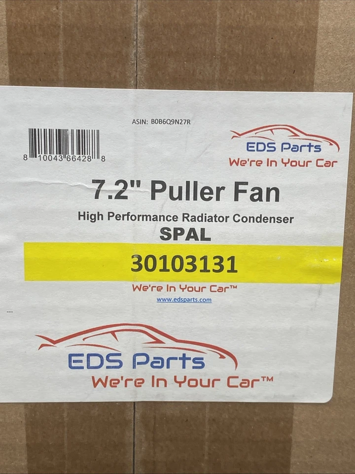 Ventilador condensador radiador extrator SPAL 30103131 7,2" 12 volts VA75-A101-90A - Imagem 2 de 2