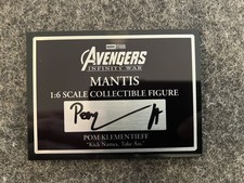 Hot Toys TMS094 Mantis | Hand Signed Plaque | Pom Klementieff Autograph