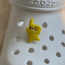 Croc Jibbitz  Pikachu Waving Pokemon Croc Charm  Cute Shoe Accessory