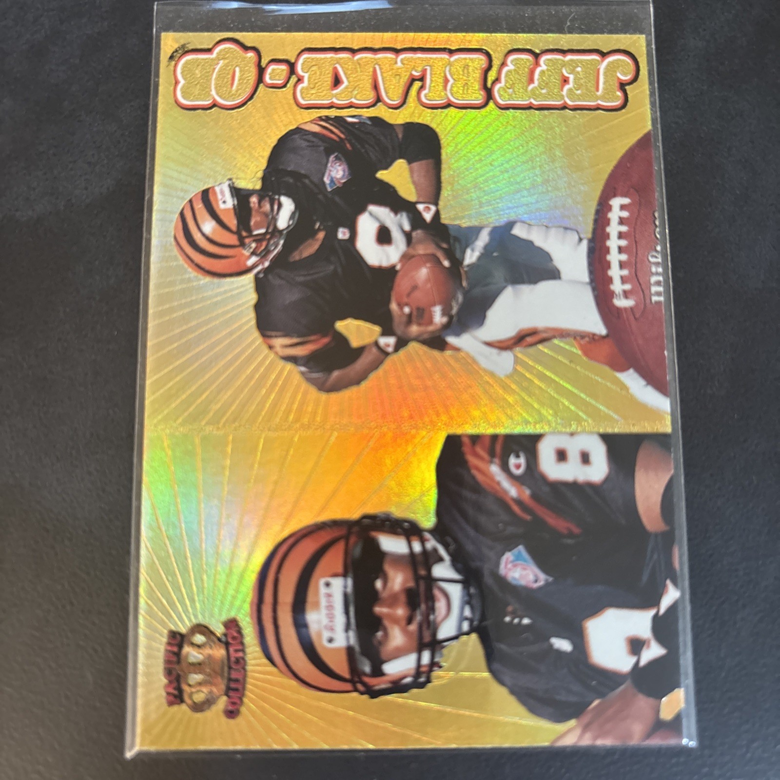 1995 Pacific Prisms - Jeff Blake #13 Gold (RC)