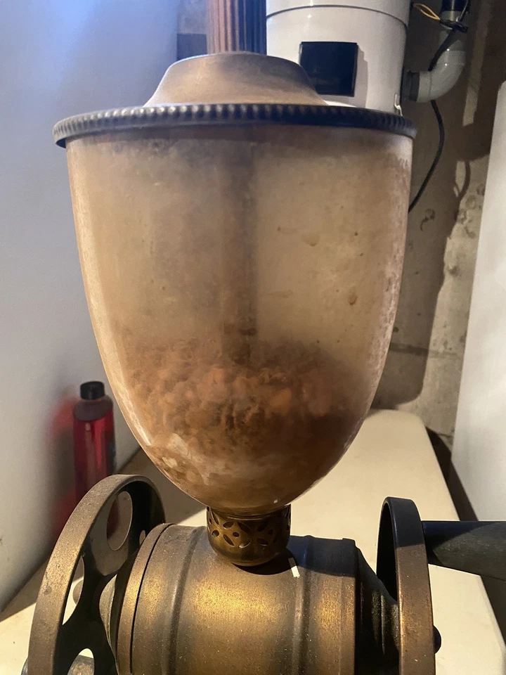 Unique Vintage Coffee Mill Table Lamp Rembrandt - Image 3 of 4