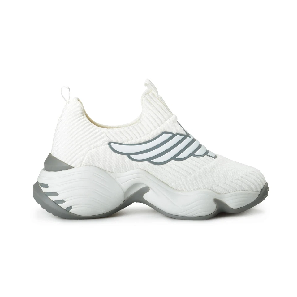 Emporio Armani EA7 Para Mujer Blanco Grifo Extraligero Moda Tenis Zapatos Foto 4 de 4