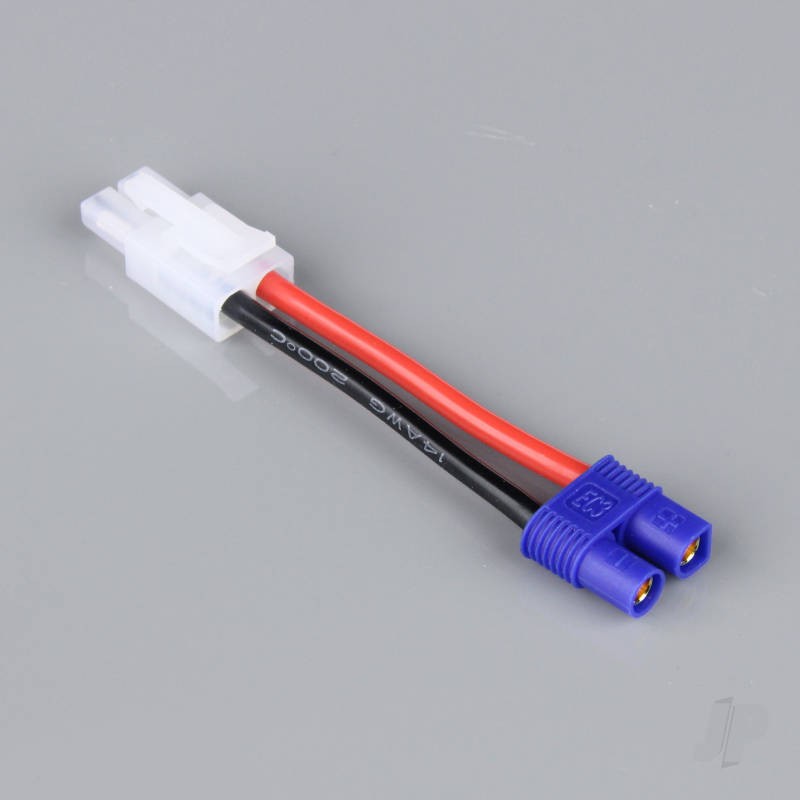 Radient Battery Adapter, EC3 Female to Tamiya Male, 14AWG
