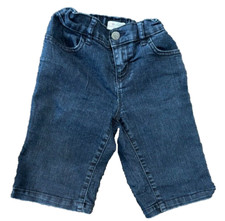 Children's Place Girls Bermuda Shorts Size 6/7 Adjustable Waist Blue Jean Denim