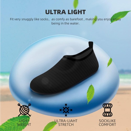 Water Shoes for Women Men Quick-dry Aqua Socks Swim Beach Barefoot Yoga Exercise - Picture 6 of 6