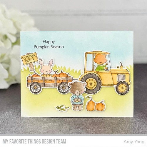 My Favorite Things SY Happy Pumpkin Season Stamp & Die-namics Sets SY-49/MFT2369 - Picture 3 of 6