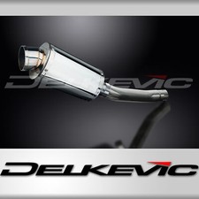 Suzuki GS500 E/F 1989-2009 Slip On 9" Oval Stainless Exhaust Muffler Kit
