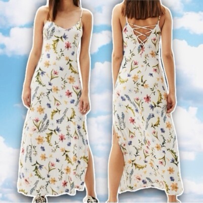 bolero maxi dress Rey White Lace Maxi Dress And Bolero - US 14