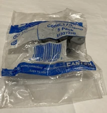 Cantex 1-1/4 in. Conduit 2-Hole Strap (5-Pack) New old stock