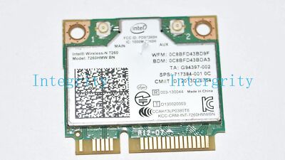 OEM HP 717384-001 Intel Wireless-N 7260 (7260HMW BN) bgn Wi-Fi BT PCIe Tested