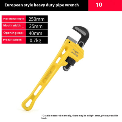 Pipe Wrench Right Angle Spanner Large Opening Multifunction Universal F Type