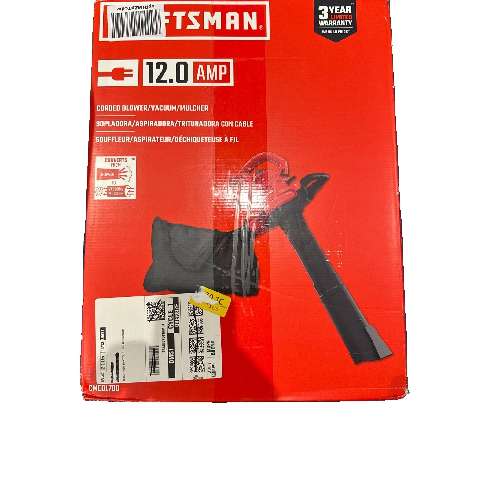 Craftsman Leaf Backpack Leaf Blowers