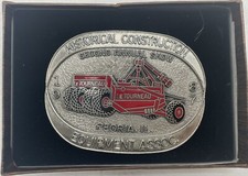 Historical Construction Equipment Association 2nd Annual Show 1987 Brass Buckle