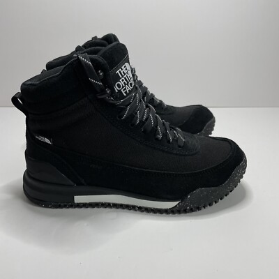 The North Face Back-To-Berkeley III Textile WP Boots Womens 6.5 US Black NWT