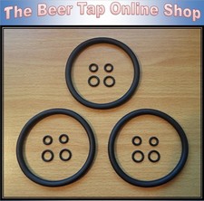 3 x High Quality Cornelius / Corny Keg Replacement O-ring Seal Kit. Home brew
