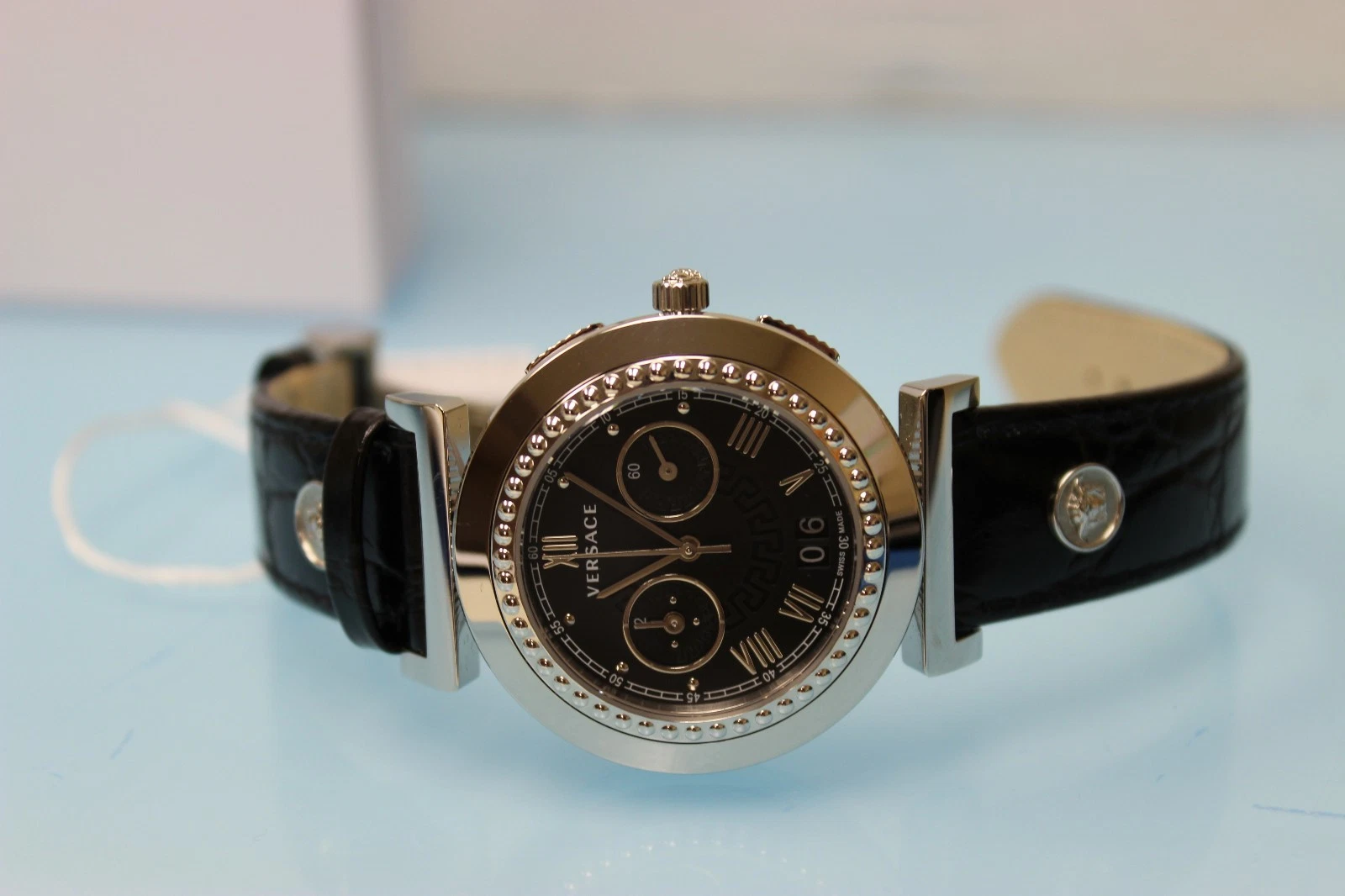 Orologio Cronografo Versace Donna VA9010013 Vanity Chrono Tondo Acciaio Inox