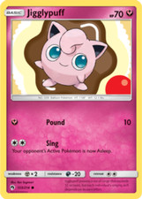 1x Jigglypuff 133/214 Lost Thunder Pokemon TCG Card NM