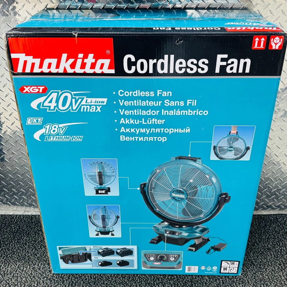 Makita CF003GZ 40V MAX XGT Velocidad Variable Inalámbrico 17‐3/4 pulgadas Ventilador (solo herramienta) Foto 2 de 4