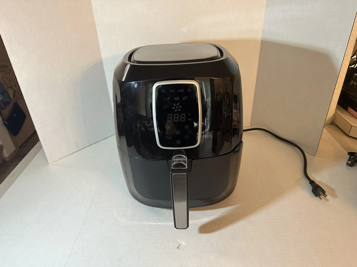 Emerald SM-AIR-1804 Air Fryer 1800 W with LED Touch Display 5.2L - Black  854443007702