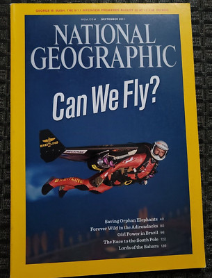 National Geographic September 2011 Can We Fly?  The Race to the South Pole